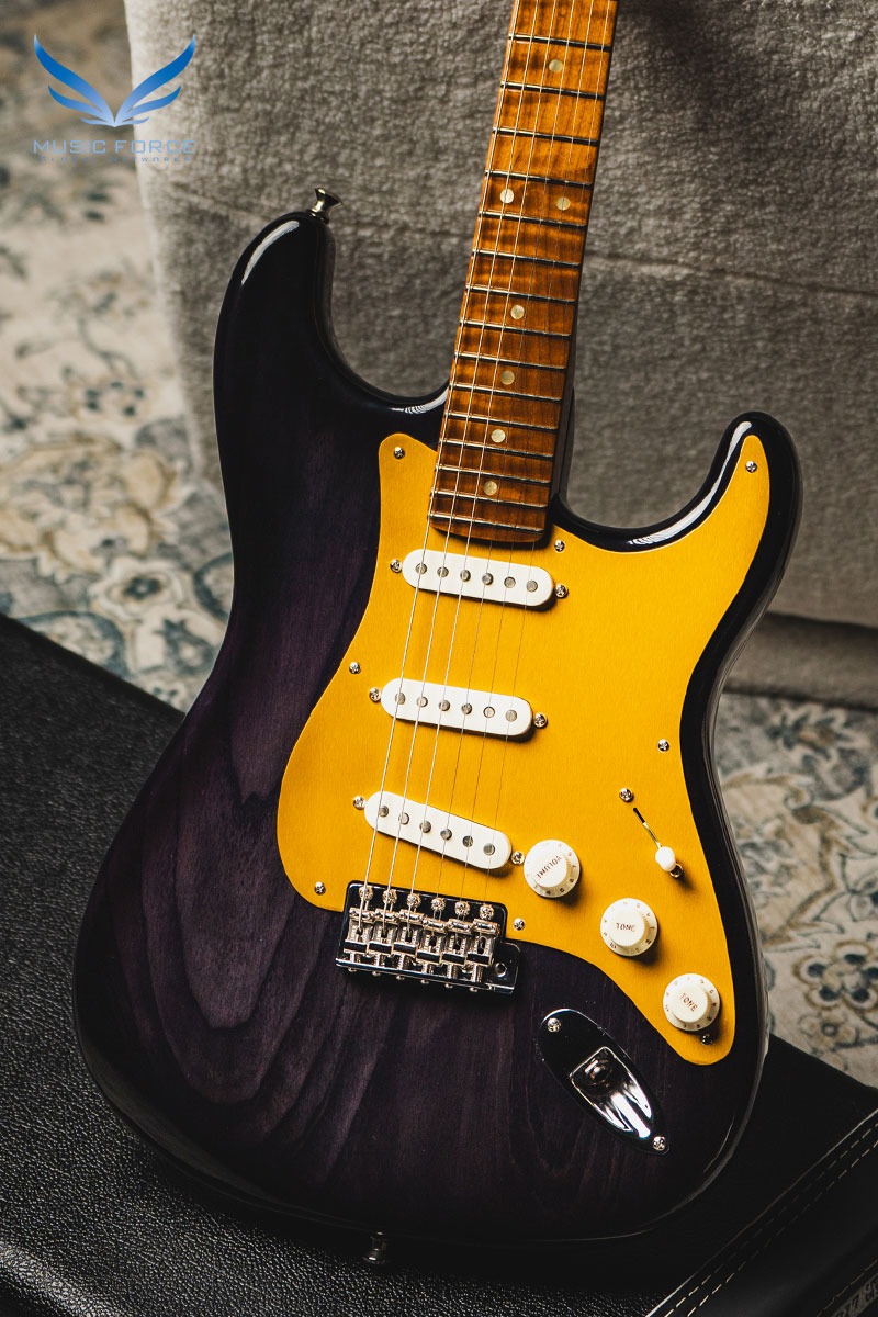 [2024 Summer Sale! (~7/31까지)] Fender Custom Shop American Custom Strat NOS-Ebony Transparent w/AA Roasted Birdseye Maple Neck (2023년산/신품) - 15727
