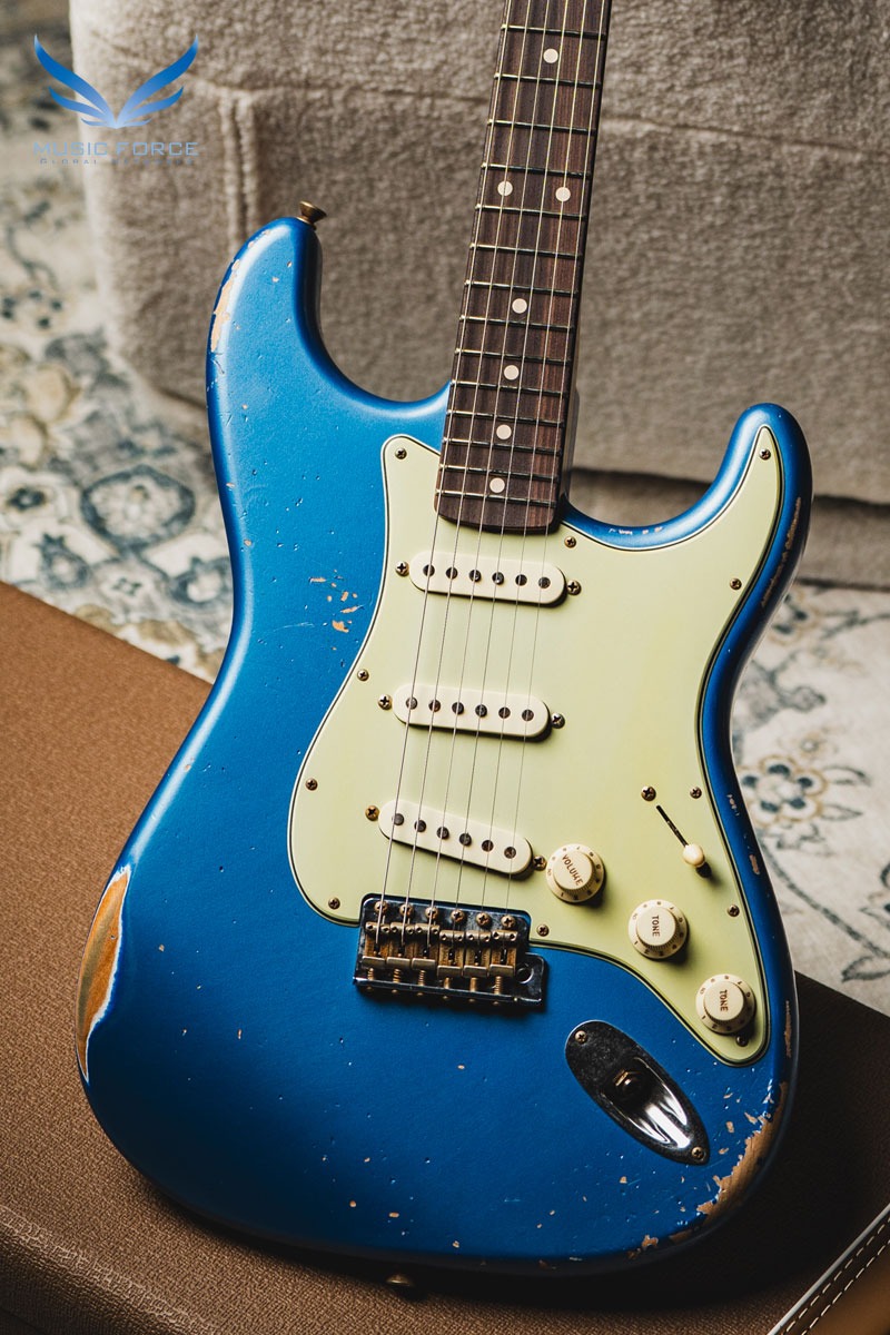 [2024 새봄맞이세일! (~5/31까지)] Fender MBS(Masterbuilt) 1963 Strat Relic-Lake Placid Blue by Kyle McMillin (신품)