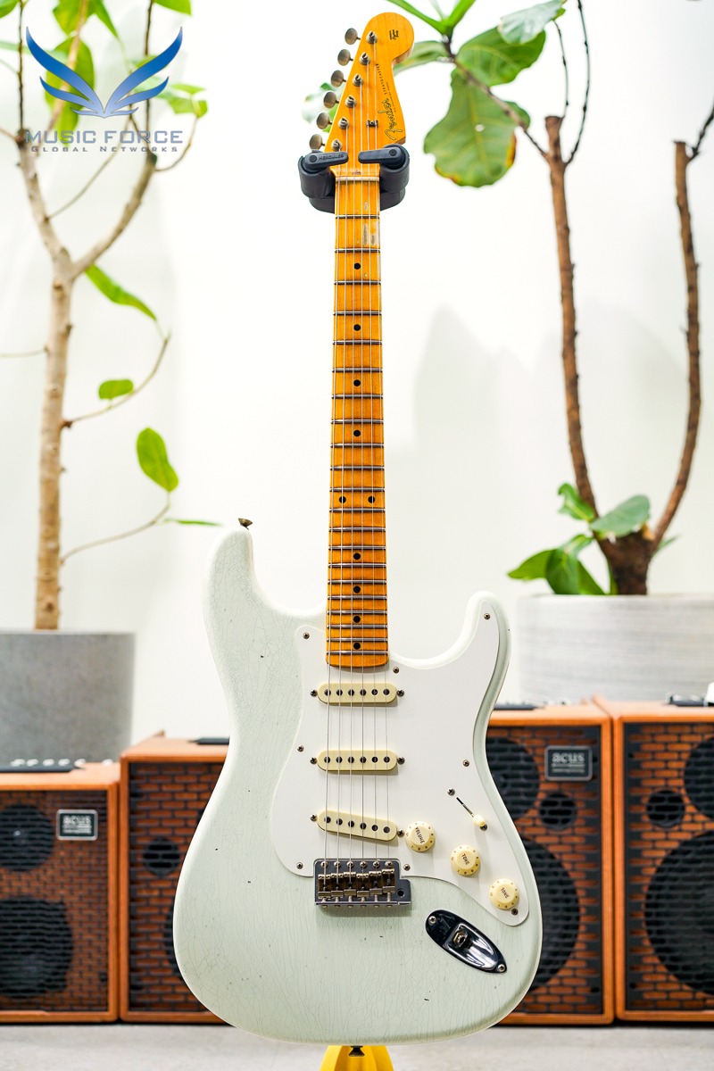 [2024 Summer Sale! (~7/31까지)] Fender Custom Shop Limited Edition 1956 Strat Journeyman Relic-India Ivory w/Flash Coat Lacquer Finish (2024년산/신품) - CZ576275