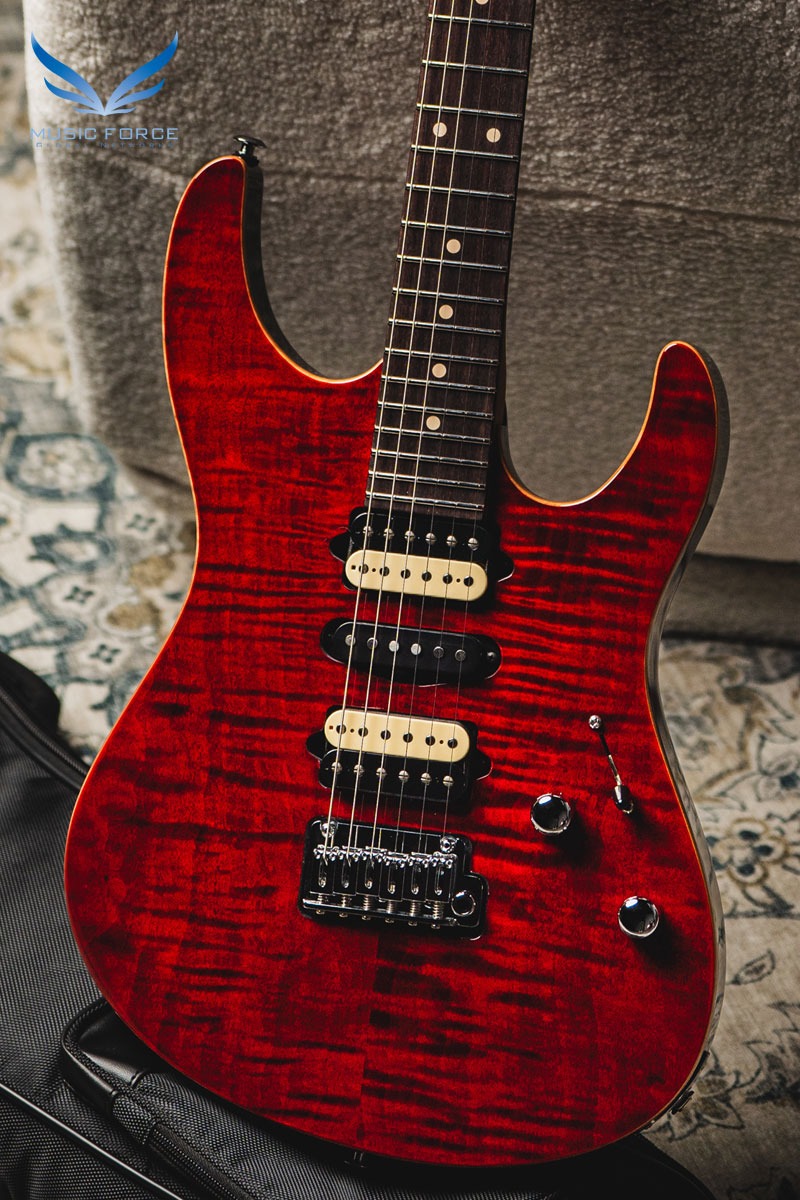 [2024 Summer Sale! (~7/31까지)] Suhr Dealer Select Limited Run Modern HSH FMT-Chili Pepper Red w/Black Headstock (신품) - 70721