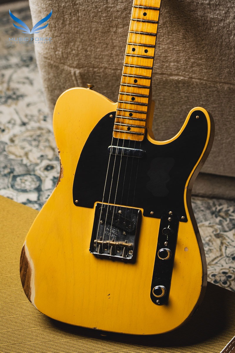 [2024 Summer Sale! (~7/31까지)] Fender Custom Shop 1952 Telecaster Relic-Aged Nocaster Blonde w/Flash Coat Lacquer Finish (2023년산/신품) - R131230