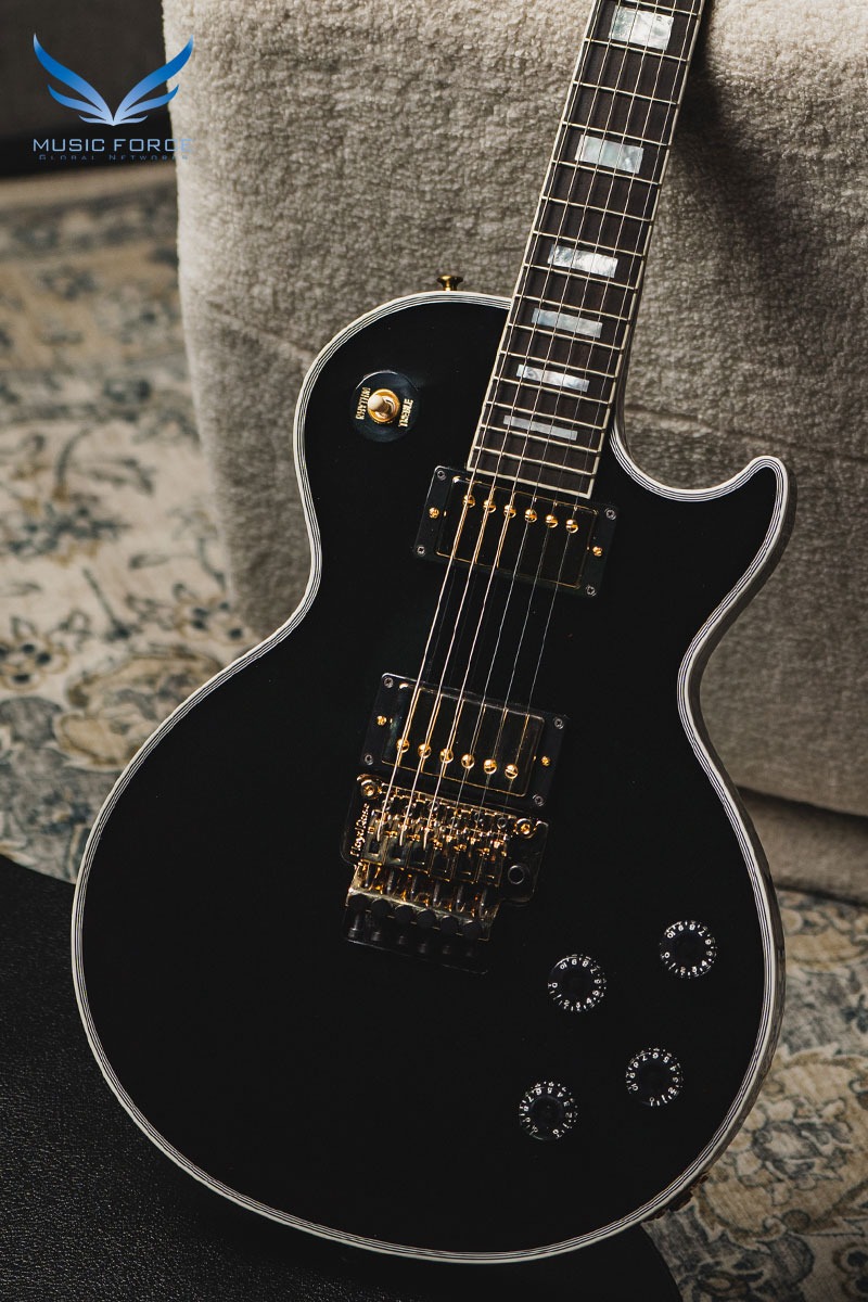 Gibson Custom Les Paul Axcess Custom-Ebony Finish w/Ebony FB &amp; Floyd Rose (신품) - CS202984
