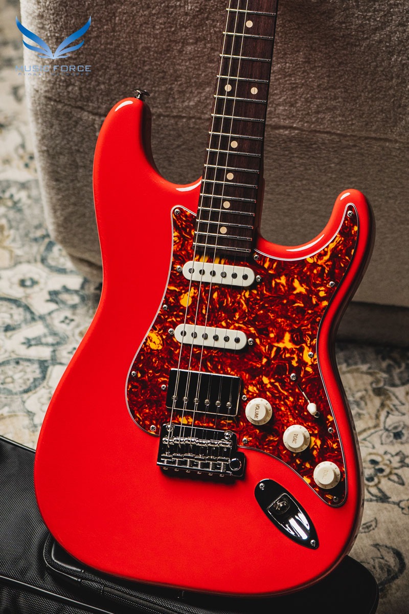 [2024 Summer Sale! (~7/31까지)] Suhr Dealer Select Limited Run Classic S Antique SSH-Fiesta Red w/Roasted Maple Neck, Tortoise Pickguard &amp; SSCII System (신품) - 70006