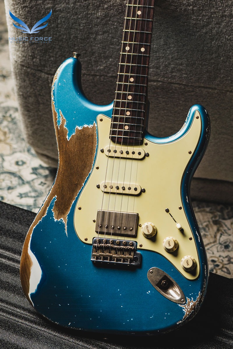 Xotic USA California Classic XSC-2 SSH Super Heavy Aging-Lake Placid Blue w/Roasted Flame Maple Neck &amp; Indian Rosewood FB (2024년산/Made in USA/신품) - 3462