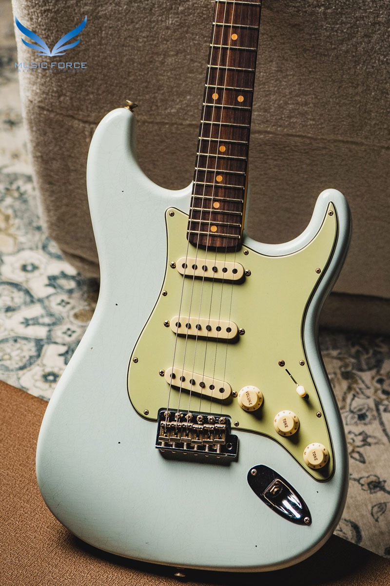 [2024 Summer Sale! (~7/31까지)] Fender Custom Shop Limited Edition 1960 Journeyman Strat Relic-Super Faded/Aged Sonic Blue (2023년산/신품) - CZ571386